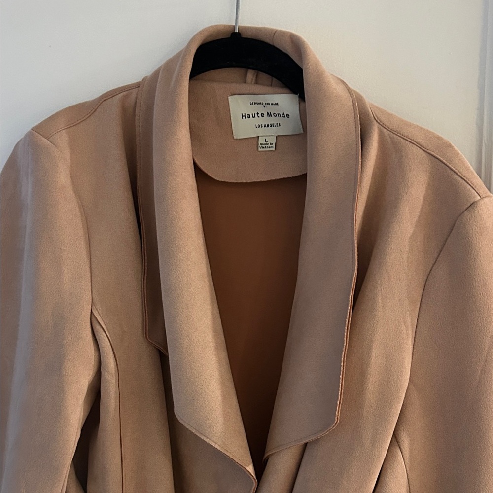 Haute Monde Women's Beige Blazer